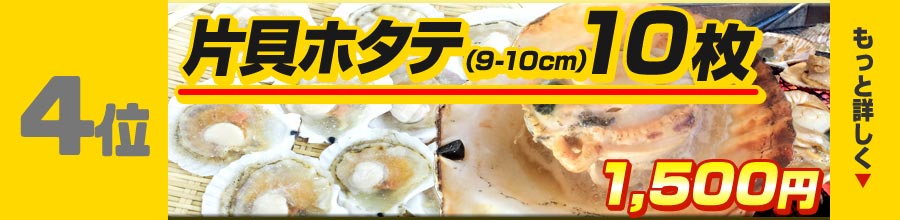 4位片貝ホタテ10枚