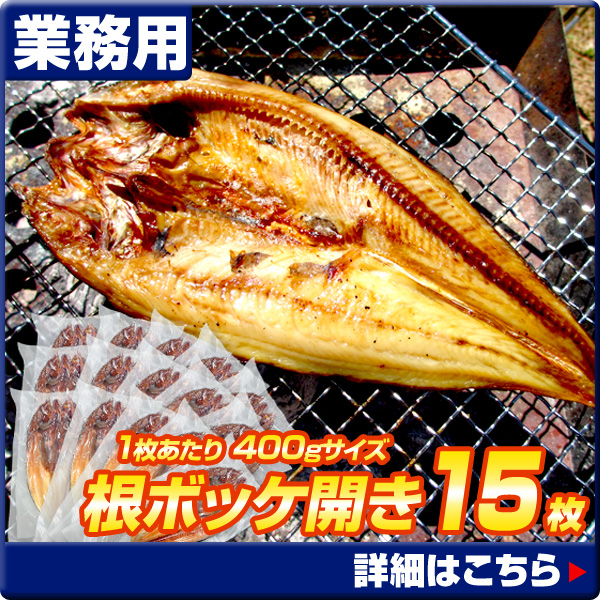 根ボッケ開き