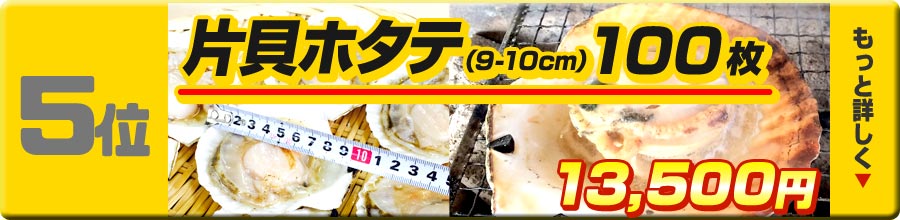 5位片貝ホタテ100枚