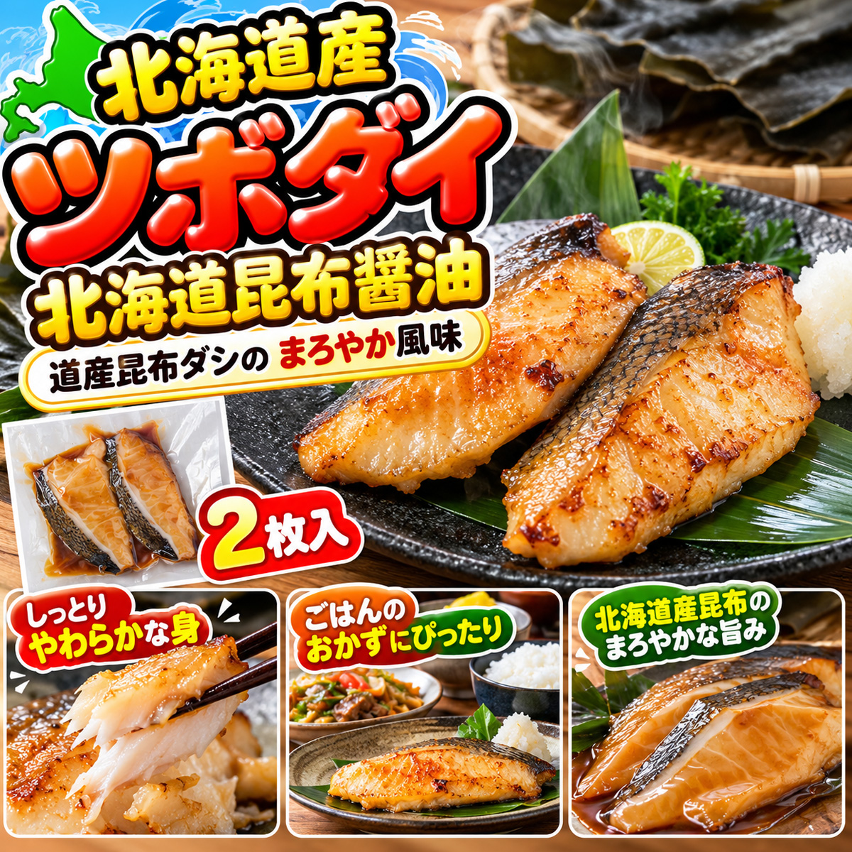 ツボダイ切り身