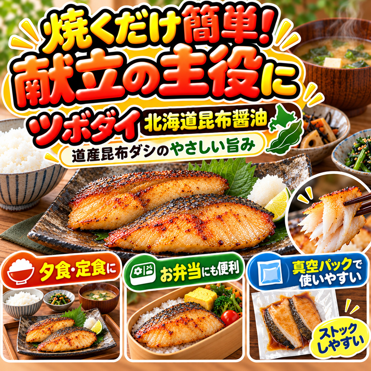 ツボダイ切り身