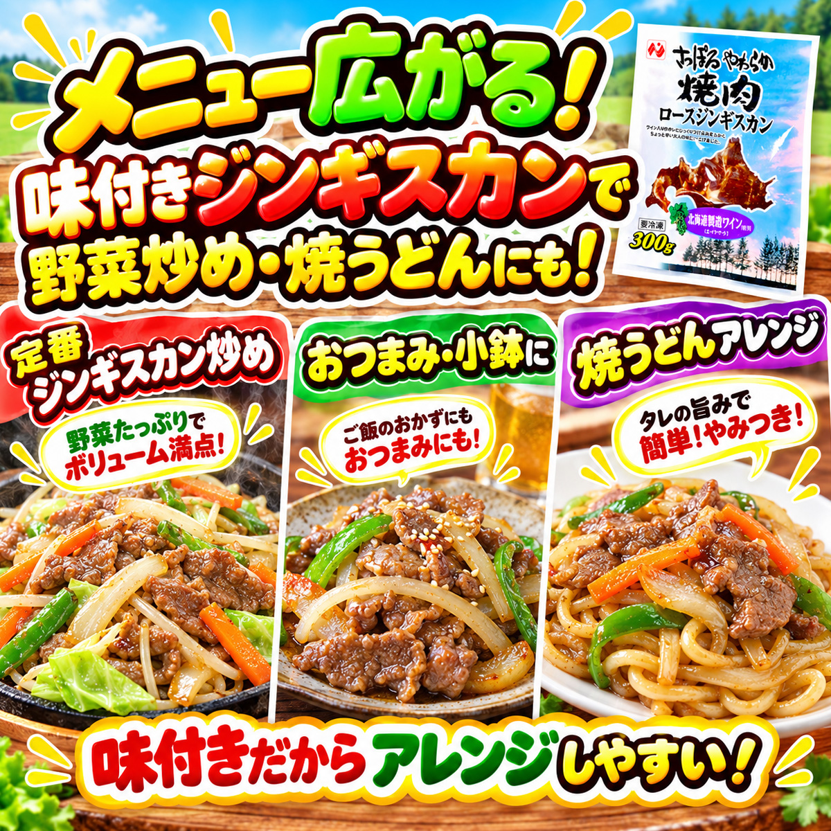 味付きジンギスカン