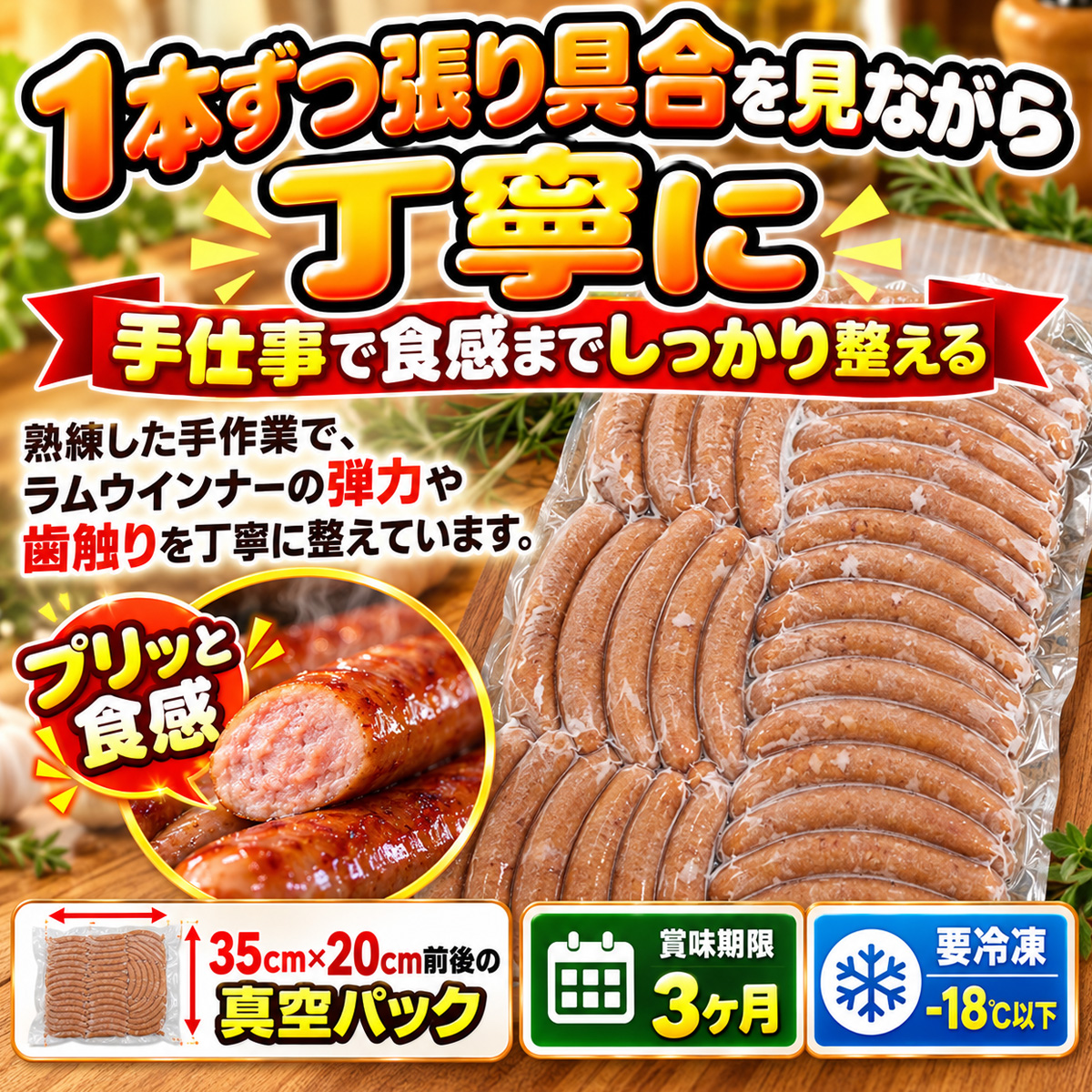 ラム肉ウインナー