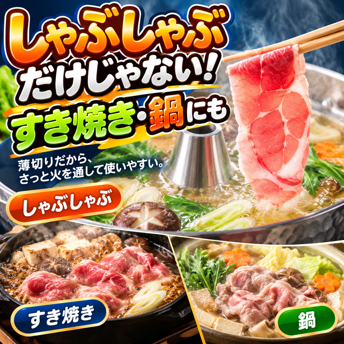 薄切りラム肉
