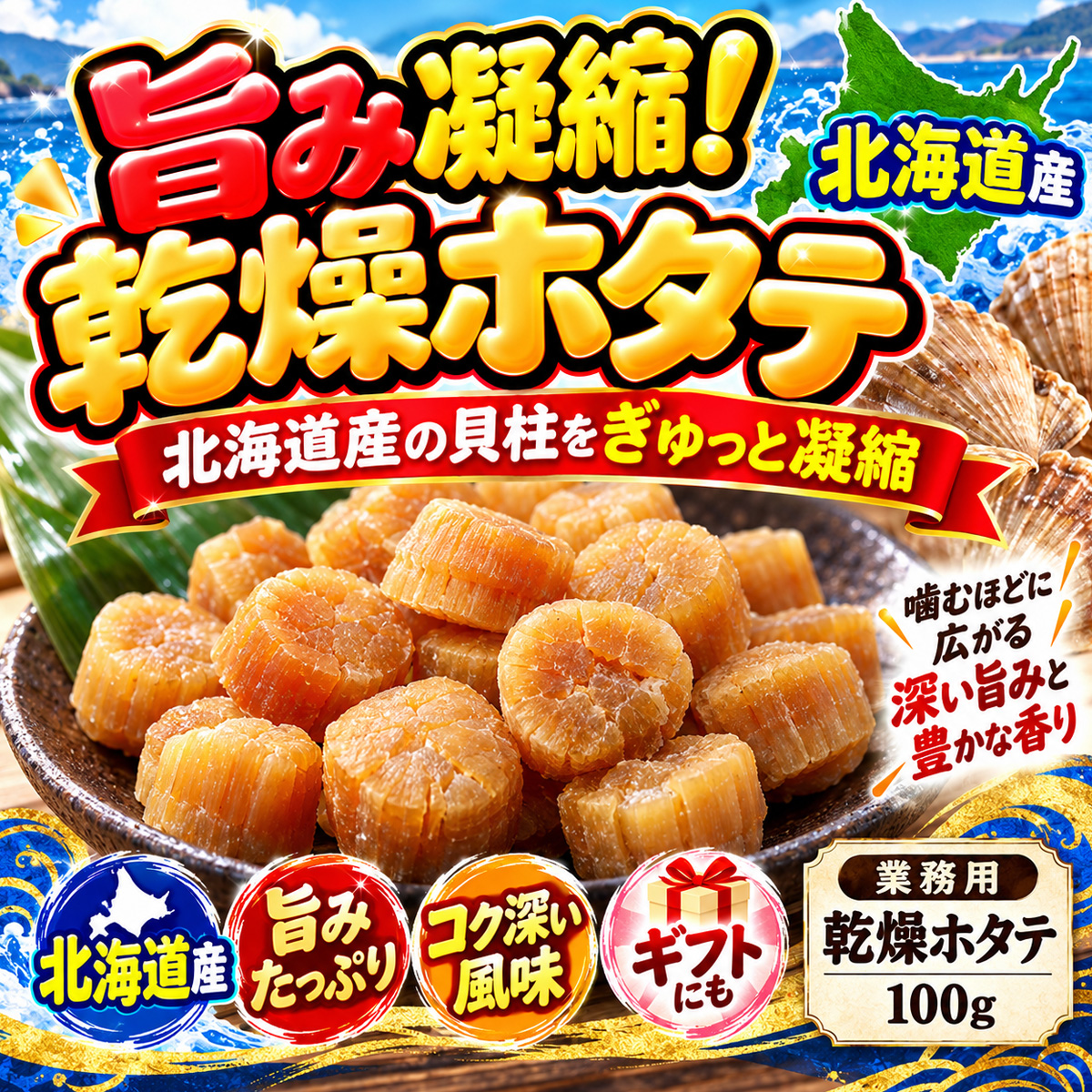 乾燥ホタテ