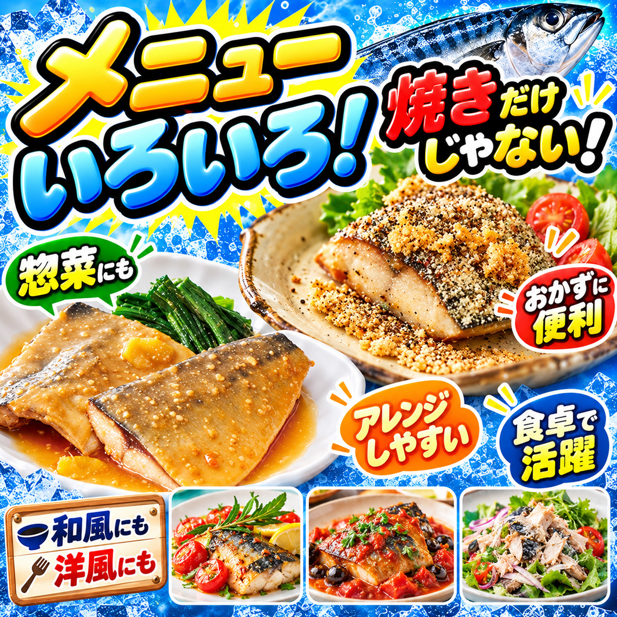 塩サバフィレ